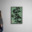 «Green Silhouette I», art mural sur toile-693090136-693090139