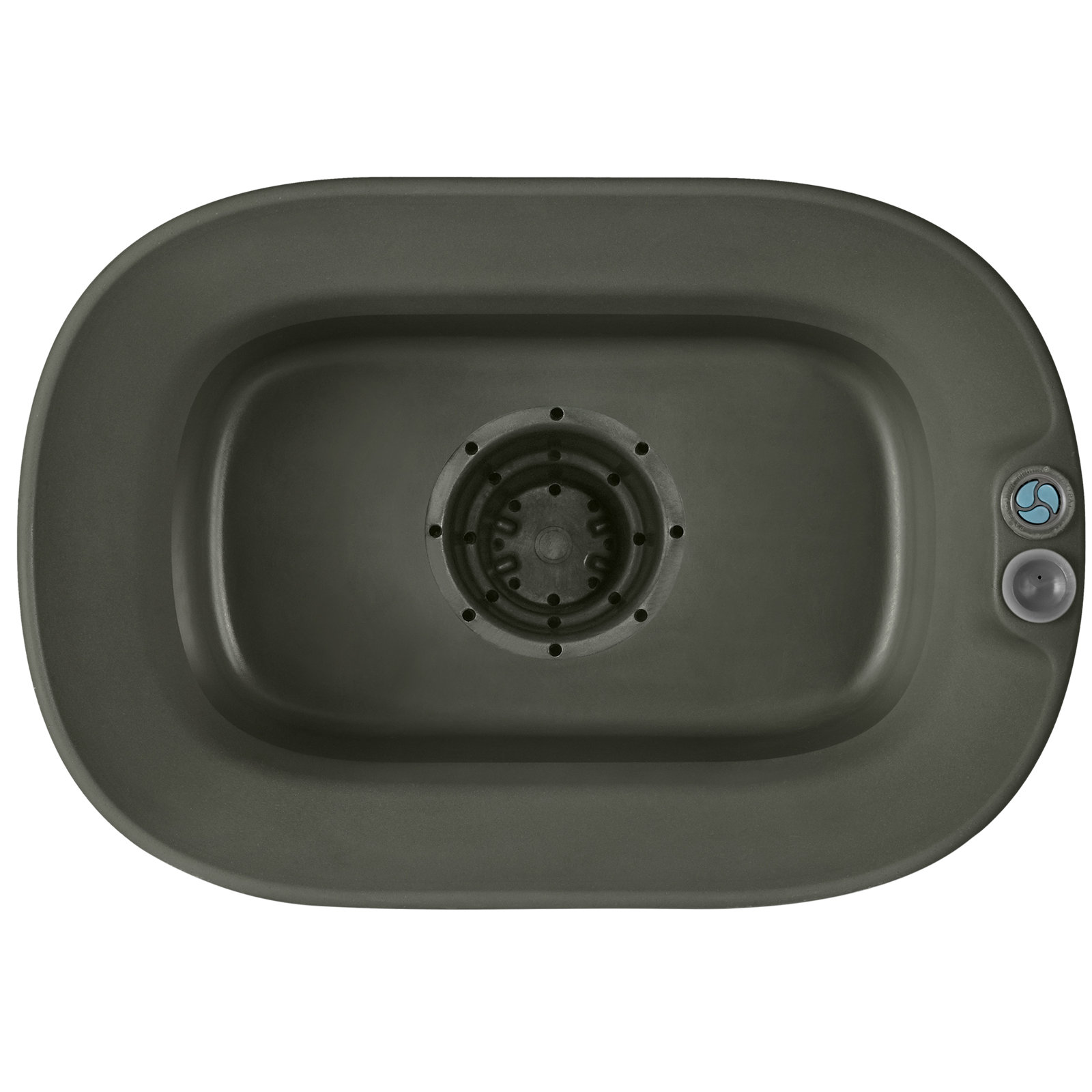 Mod Self Watering Plant Box, Olive, 20" x 14" x 12"H - Mini Trough