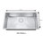 ATTOP 30 Inch Stainless Steel Single Bowl Undermount Kitchen Sink with Faucet and Bottom Grid