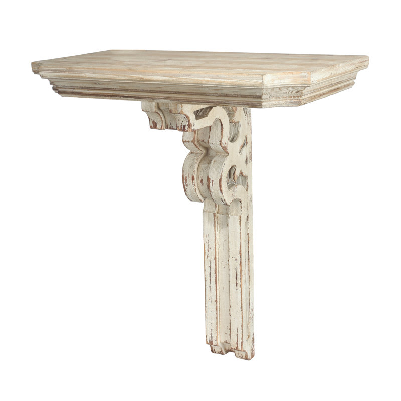 T-Shaped Fir Bracket Shelf