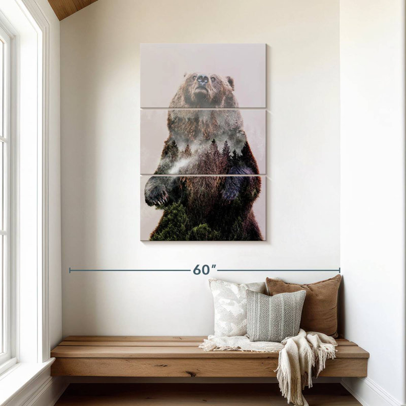 Brampt Forest Pines Bear, 45" H x 28" W