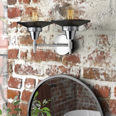 Éclairage pour meuble-lavabo à 2 lumières à intensité variable Gayle
