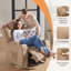 Fauteuil inclinable électrique Bremerton avec télécommande, porte-gobelets et poches latérales