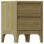 Cleary 41.2cm W Solid + Manufactured Wood Bedside Table