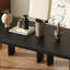 Table de salle à manger haut de gamme noire-1961589335