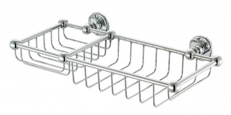 Shower Basket, Polished Nickel