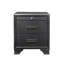 Table de chevet grise