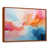 Toile avec cadre flottant brun