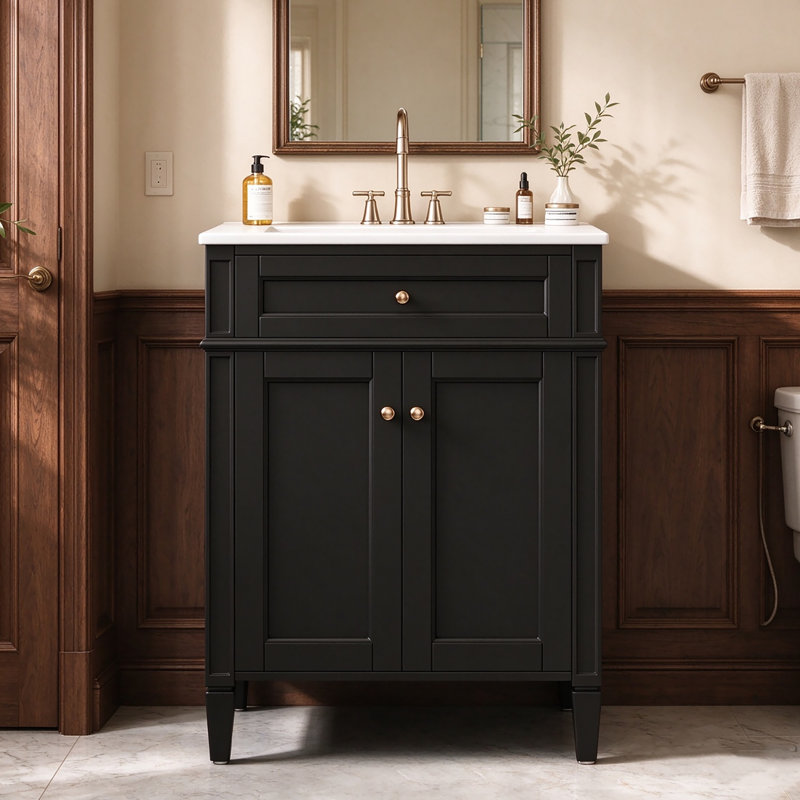 Single Bathroom Vanity with Top