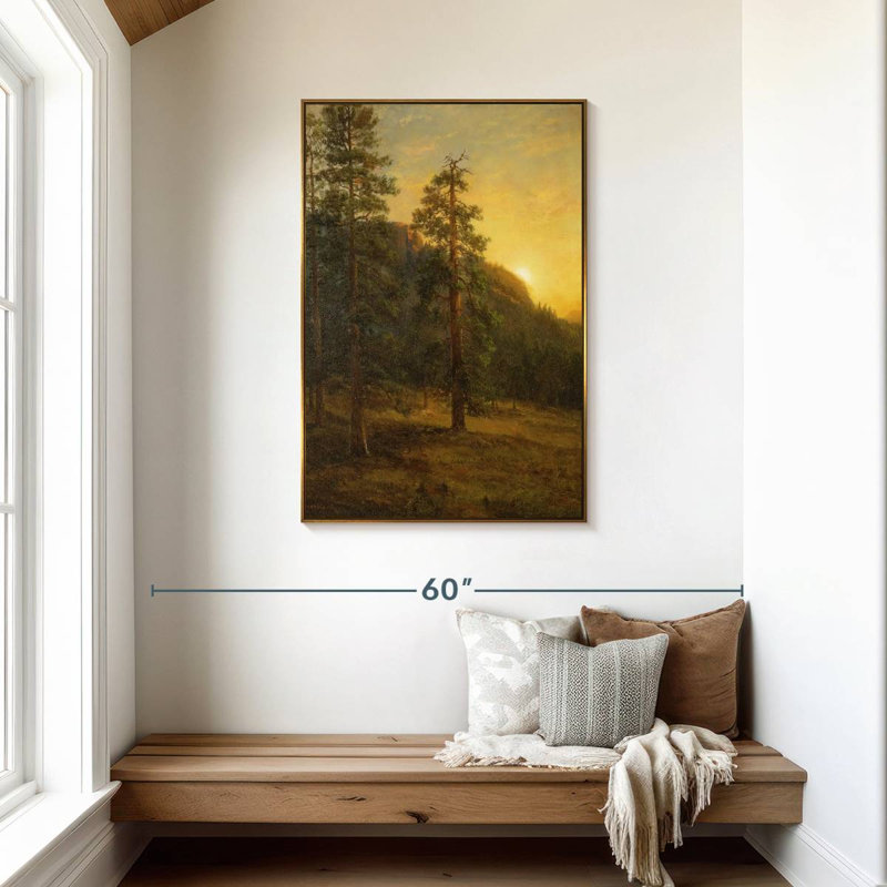 California Redwoods 1872, Floating Frame Gold, 29" x 43"
