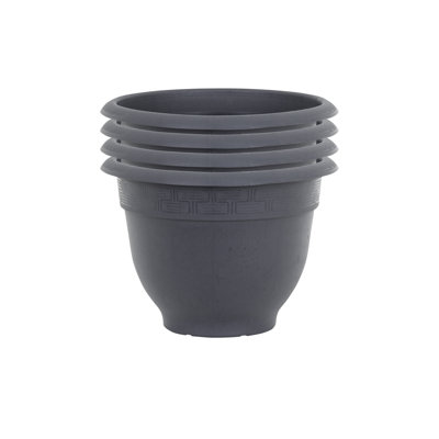 Wham Bell Pot Round Planter Slate