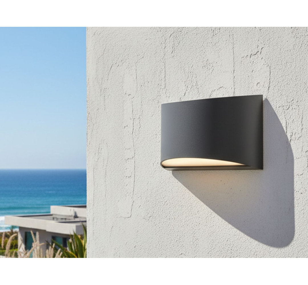 12.8cm H Integrated LED Outdoor Sconce