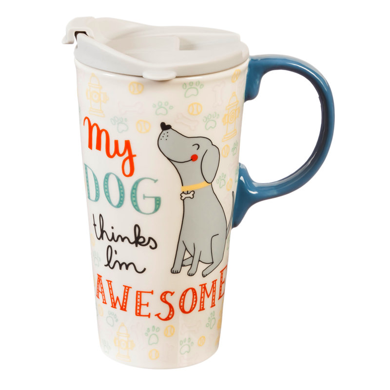 Red Barrel Studio® Ceramic Travel Mug
