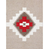 Tuscany Wool Oriental Area Rug in Mocha
