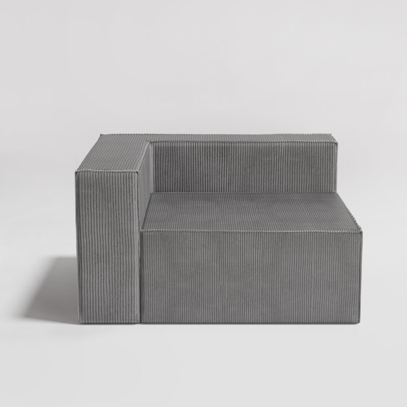 Canapé Corduroy, Gray