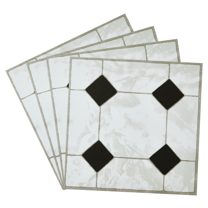 30Pcs Self-adhesive PVC Flooring Tiles Set