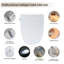Smart Bidet Mandeville - Instant Warm Water - Silver-Ion Nozzle - Powerful Deodorization - Heated Seat & Warm Air Dryer - Dual Control (Remote & Knob) - Led Night Light