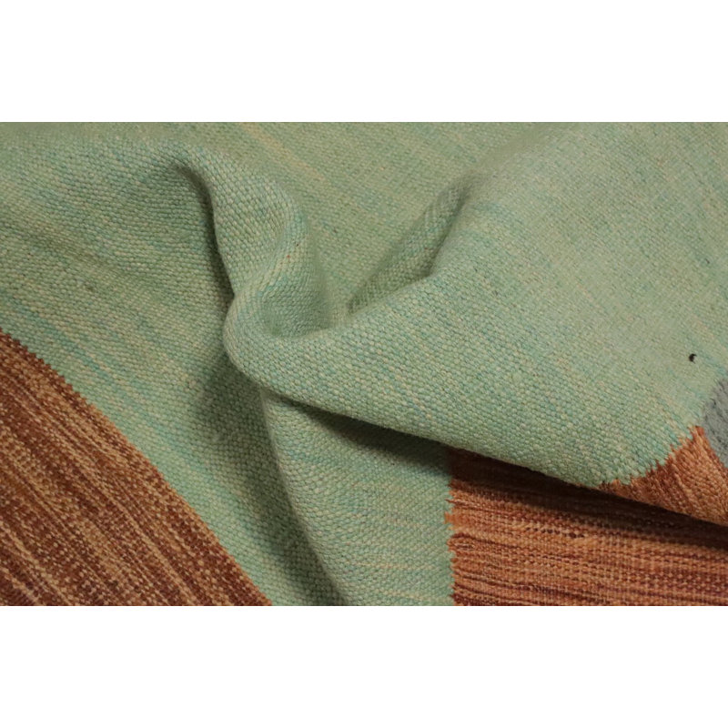 Tapis tissé à plat kilim Végétal 6 x 9