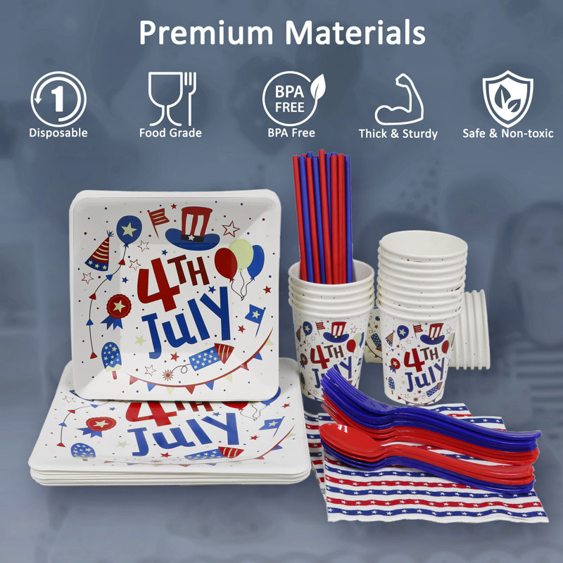 Ensemble d'accessoires de fête du 4 juillet