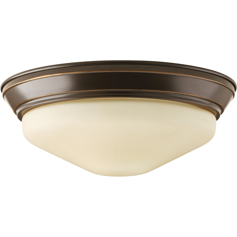 Yockey Glass LED Flush Mount Light