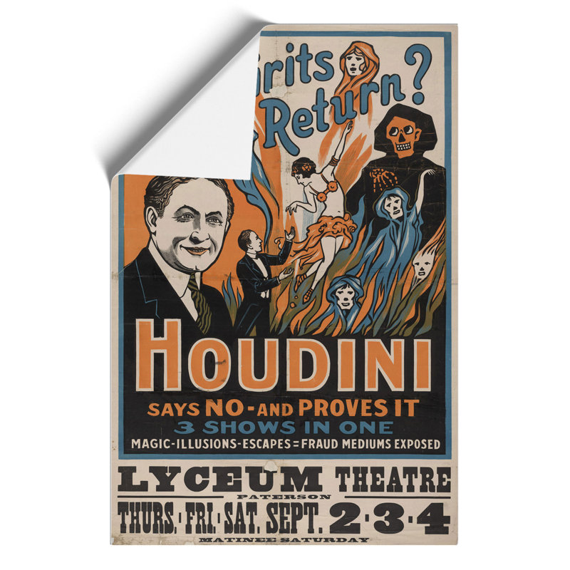 Houdini - Frameless Print, 59cm H x 42cm W x 0.1cm D