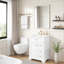 Meuble-lavabo moderne avec lavabo, pour petites et moyennes salles de bain-87174194