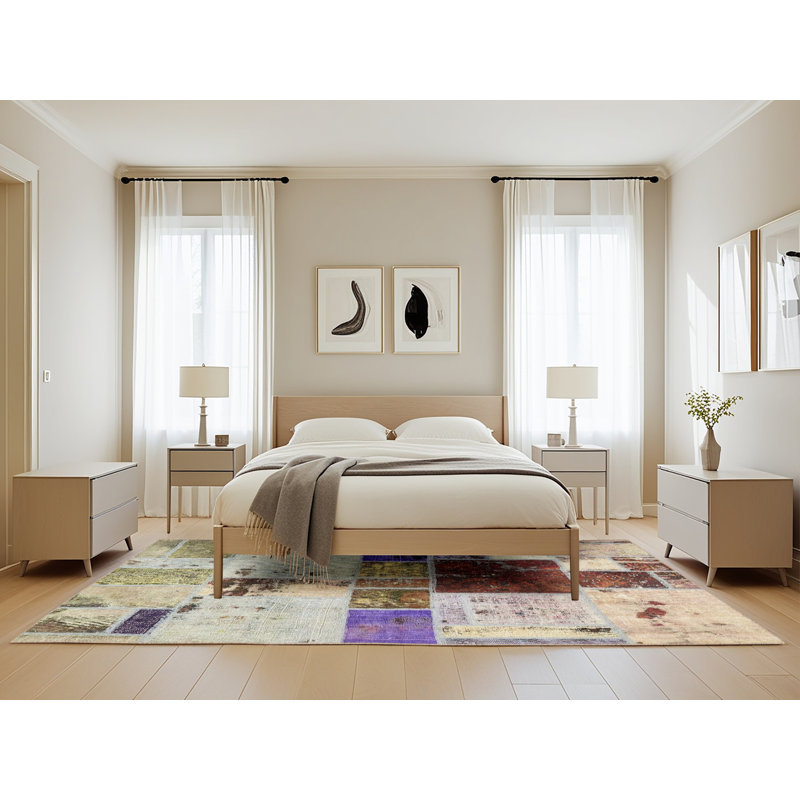 Abstract Indoor Rug, Rectangle 5' x 8'
