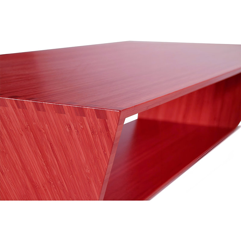 Table basse en bambou massif, Rubis