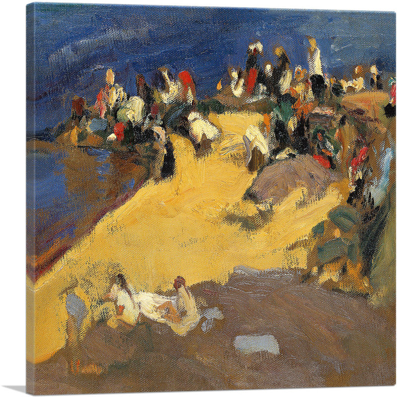 "Lavanderas de Galicia 1915" par Joaquin Sorolla y Bastida - reproduction d'art sur toile tendue