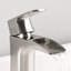 Robinet de salle de bain, poignée simple, cascade en nickel brossé à 1 trou, finition laiton massif, égratignure, mélange de température précis, installation tout-en-un, conservation de l'eau, cascade de décoration résidentielle moderne-129101735