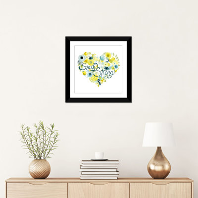 « heartfelt floral i », impression sur toile