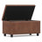 Cosmopolitan 34"W Upholstered Vegan Leather Transitional Rectangular Lift-Up Storage Ottoman Bench with Hidden Storage-1179772983