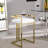 Upholstered Counter Stool with Metal Frame-1527847175