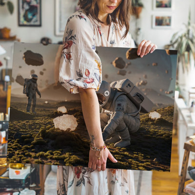 Toile, scène très détaillée, composition complexe, textures réalistes et éclairage, art mural simple, ligne Firefly