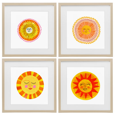 Ensemble de 4 sous-verres Whimsical