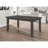 Dexter Dark Grey Rectangular Plank Top Dining Table