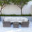 4-Person Assembled Wicker Patio Set With Cushions-910278005-910278010