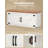 Farmhouse Shoe Storage Bench, 2 Tier Shoe Bench with Padded Seat Cushion & Barn Doors, Entryway Bench with Adjustable Shelf, Shoe Cabinet for Living Room, Bedroom-534426314-509003205