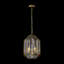 Luminaire suspendu lanterne en verre 3 lumières