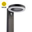 Aapeli Matte Black Integrated LED Metal Bollard Light