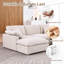 Oversized Corner Sectional Modular Sofa, Shariff Chenille Cloud Sectional Living Room Sets-694435297-689612563