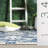 Amedee Performance Floral Indoor/Outdoor Area Rug-1863200797