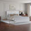 Lit plateforme Ashante en bois massif avec pied de lit à panneau et lit gigogne-1251628872-1229372436