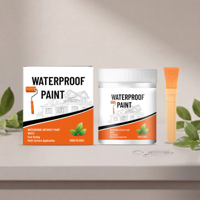 Repair agent Waterproof Paint For Bathrooms  Kitchens  Balconies  Interior And Exterior Walls And Roofs    Transparent  Proof  300ml