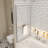 Bath Tub Pivot Shower Screen, With 1/4" Tempered Glass And Towel Bar  3458