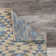 Pullins Handmade Geometric Southwestern Blue/Beige Area Rug