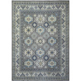 Transitional One-of-a-Kind Rectangle 7'9" X 9'11" Hand Knotted Area Rug