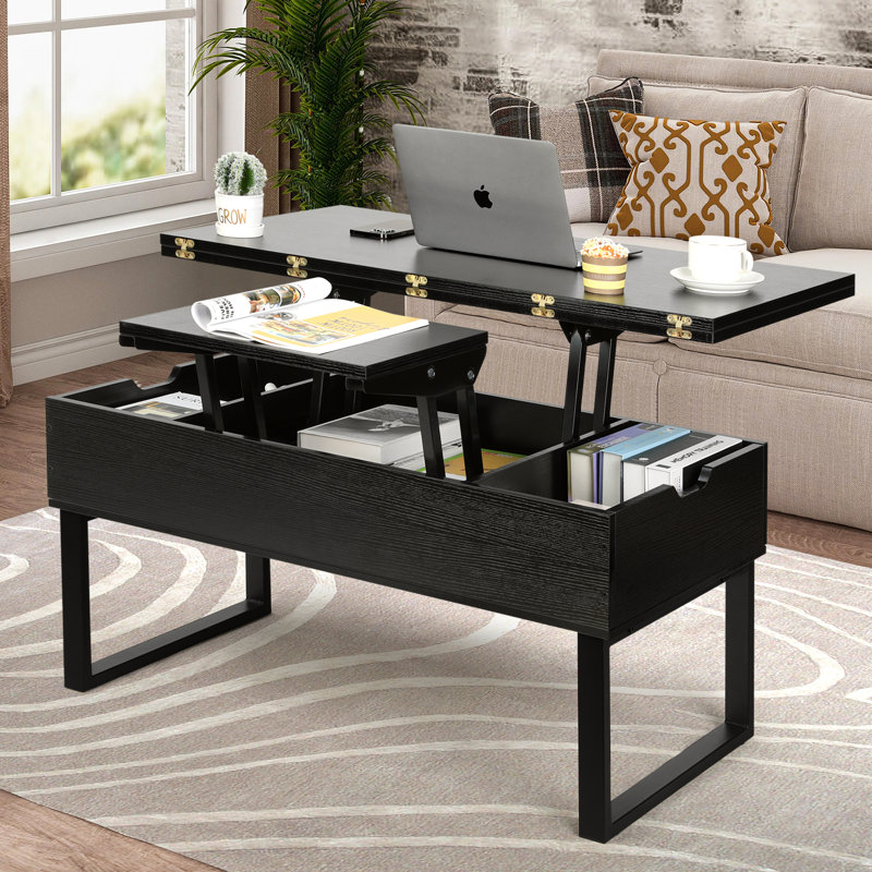 Table basse Allyssia, Noir