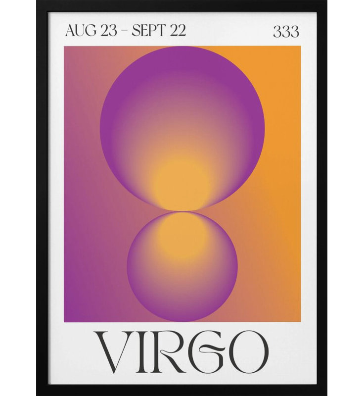 Virgo Print by Valeria Castillo, 10" H x 8" W 