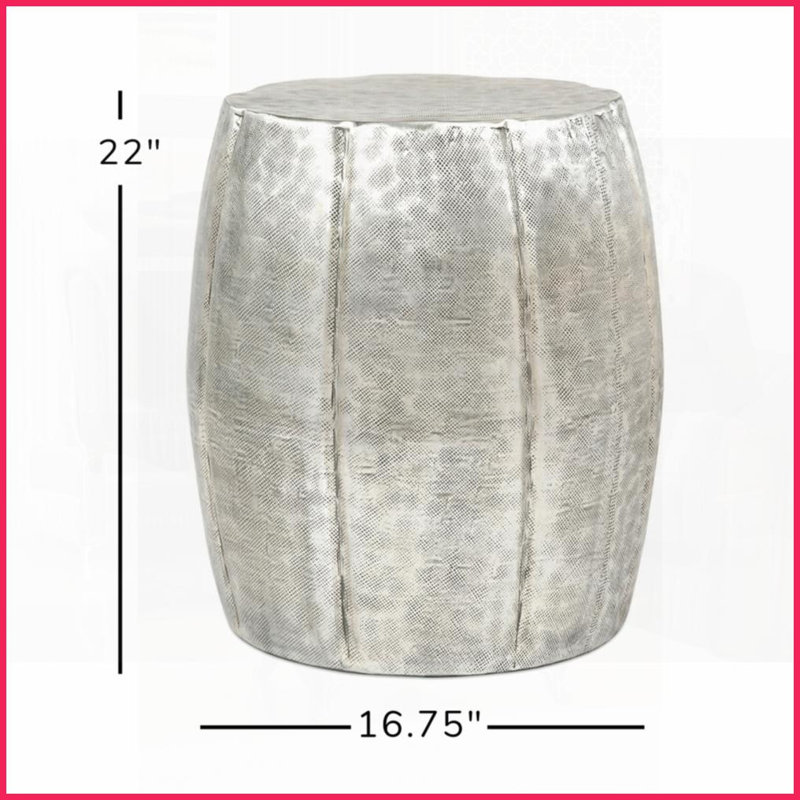 Table basse en aluminium Vanora